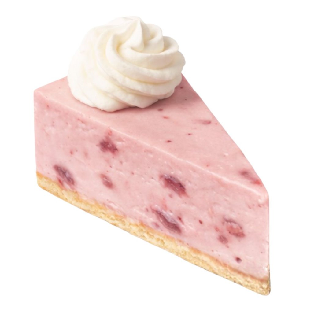 Strawberry Bliss Cheesecake Slice