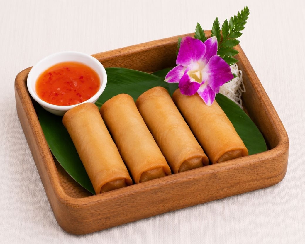 Deep Fried Vg Spring Rolls (4pcs)