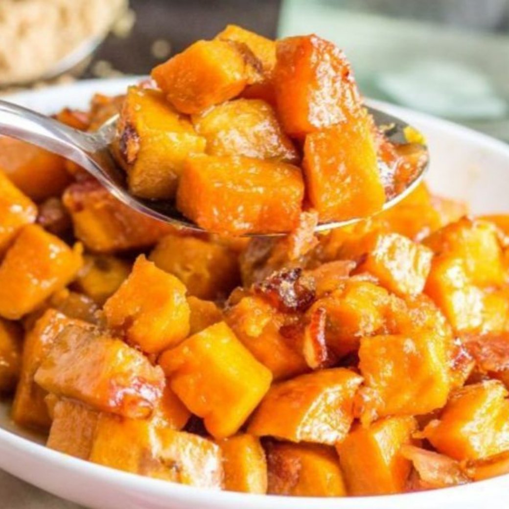 Caramelized Sweet Potatoes (Baked)