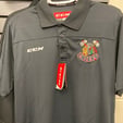CCM Team Polo Golf Shirt (Black) , shop product