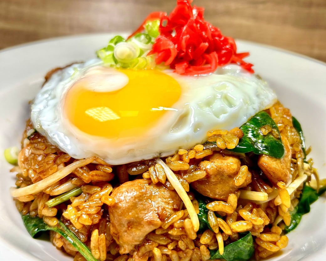 Ginger Chicken Fried Rice