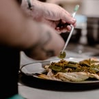 details // here azhartoronto, we believe in focusing on the details of our dishes with the mindset that food is both a feast for the eyes just as it is nourishment for the body and soul. come see (and try) for yourself!