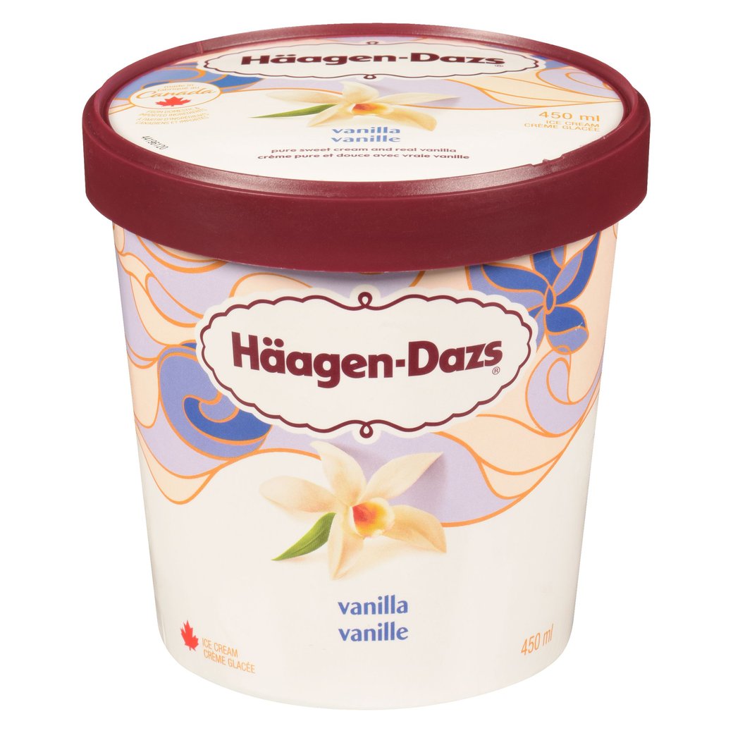 Haagen Dazs Vanilla Ice Cream 450ml