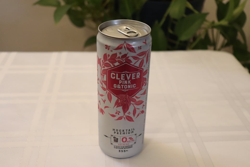 PINK G AND TONIC MOCKTAIL (NON-ALCOHOLIC)