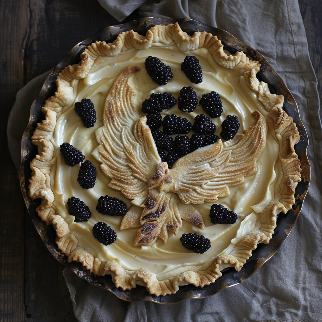 Earl Grey Blackberry Pie