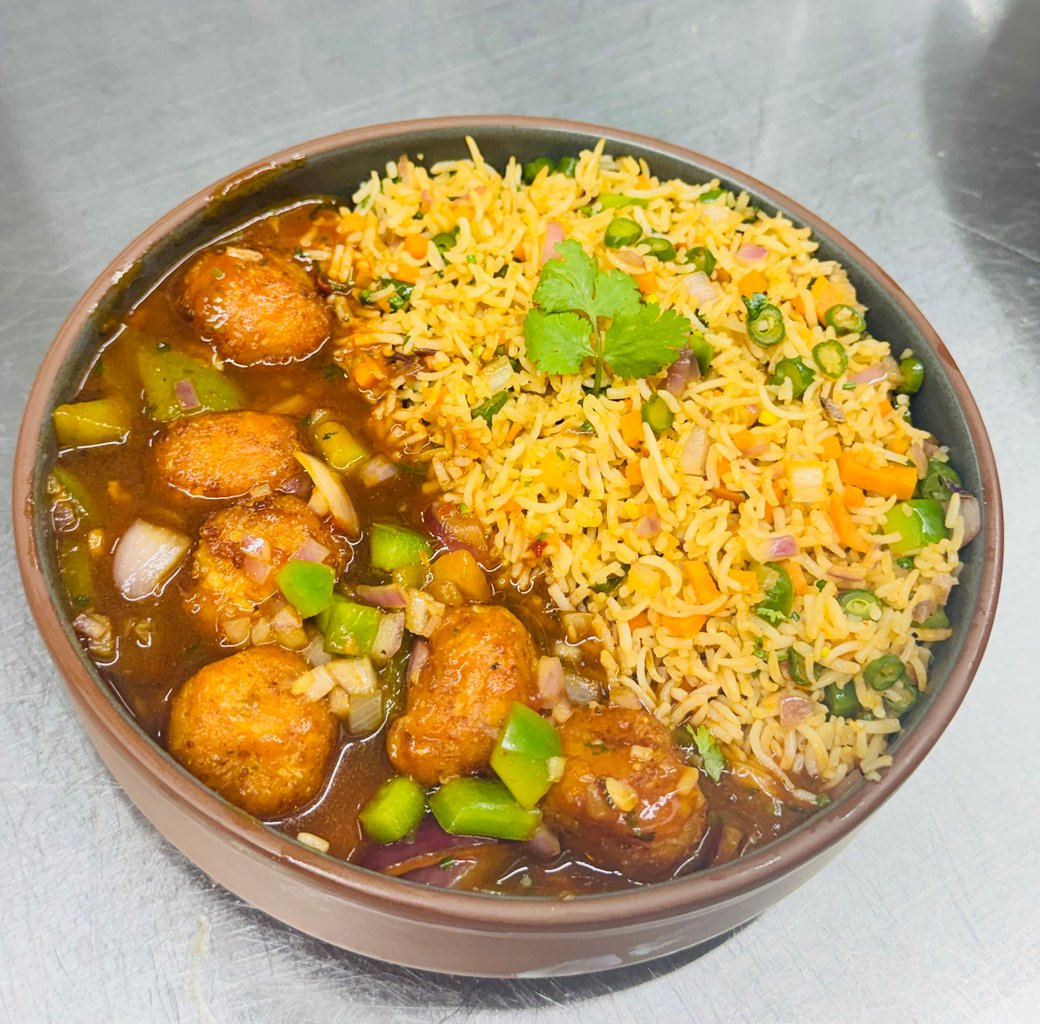 Manchurian With Fried Rice