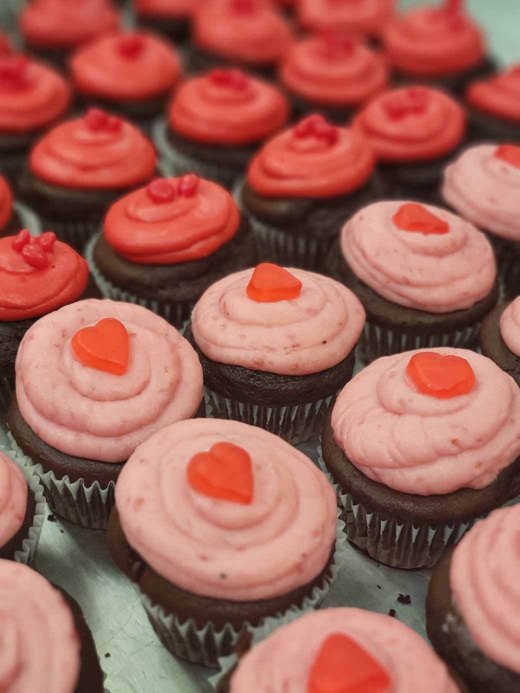 Regular size cupcakes