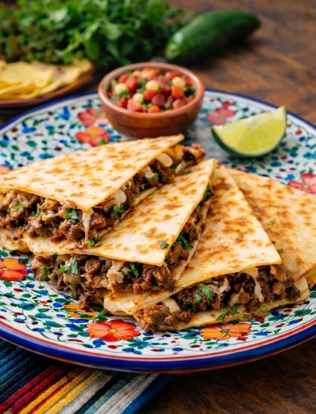 Cheese Quesadilla + Protein