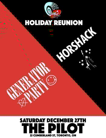 Live Music - Orbit Room Holiday Reunion with Horshack and Generator Party