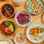 we've taken our *new* weekend brunches and put an imaginative twist on it 💫 upon your arrival, each table receives a variety of tasty starters called mezze for you to enjoy before moving on to the main course of your choice. Azhar's brunch mezzes include:

- PICKLES
- MUHAMMARA
- MARINATED OLIVES
- SPICED FETA WITH HONEY
- BEETS WITH POMEGRANATE
- SHEPHERD'S SALAD

Azhar's weekend brunches run 11am - 3pm on Saturdays + Sundays 〰️ no reservations are needed! Pop in this weekend to try brunch as you've never seen it 💙 Tag a friend you want to #AzharBrunch with 👇