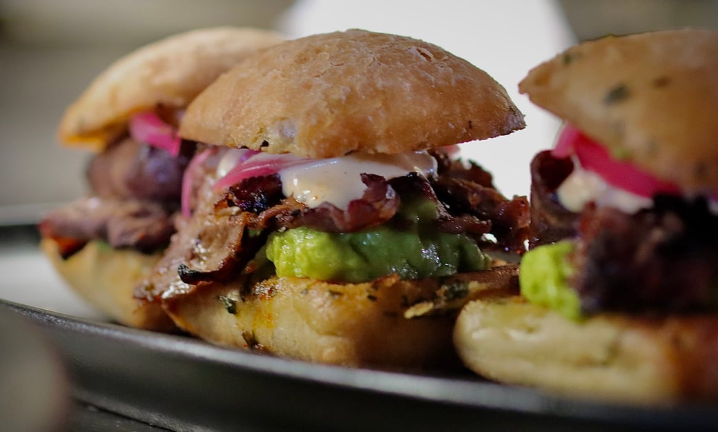 Gracie's Beef Pepito Sliders