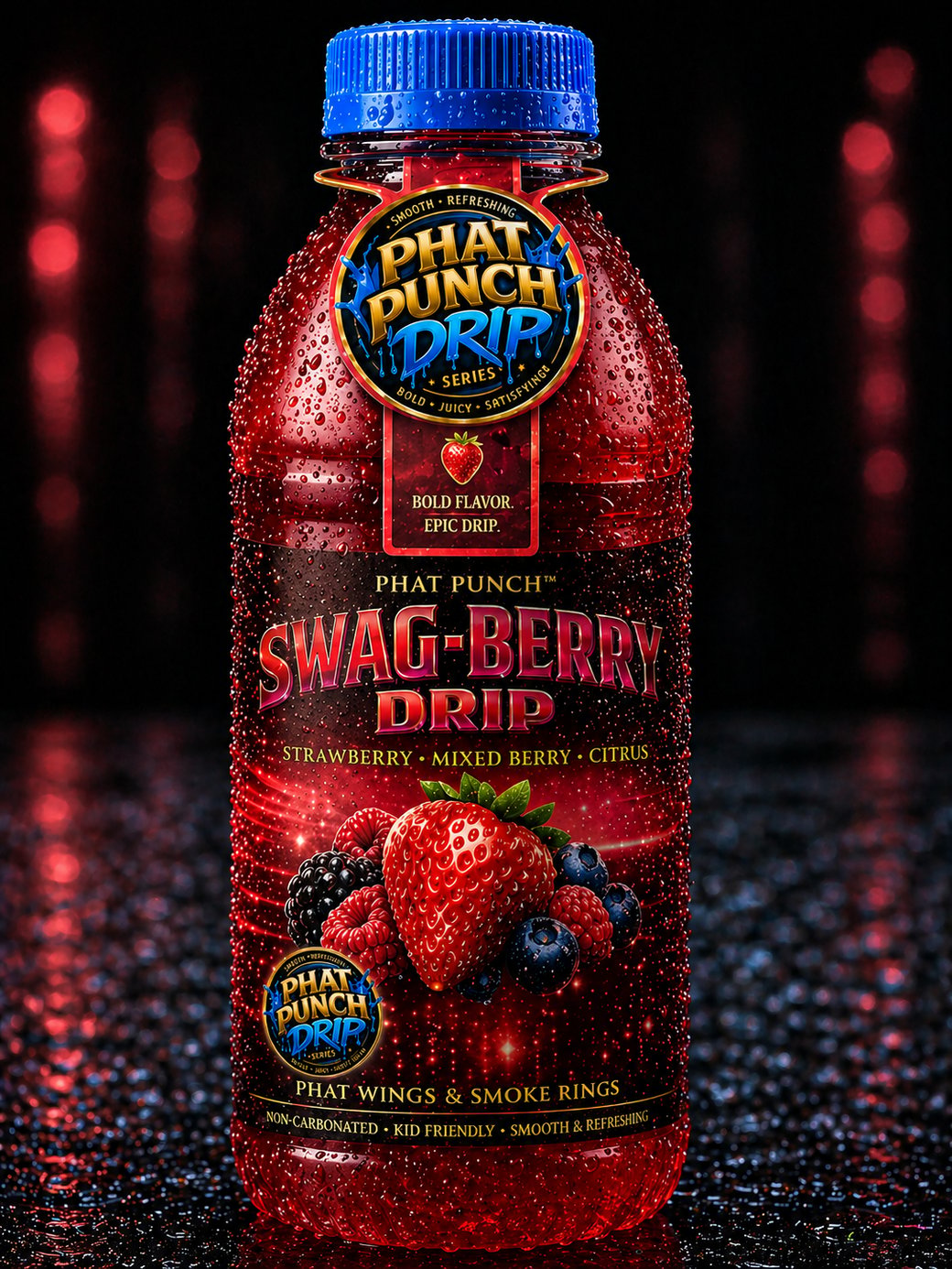 Phat Punch - Swag Berry Drip 16oz Strawberry-Mixed Berry-Citrus