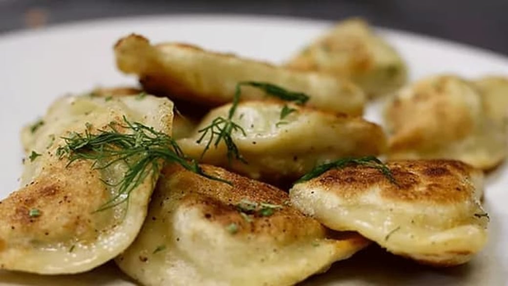 Vegan Potato and Dill Perogies (6 perogies)