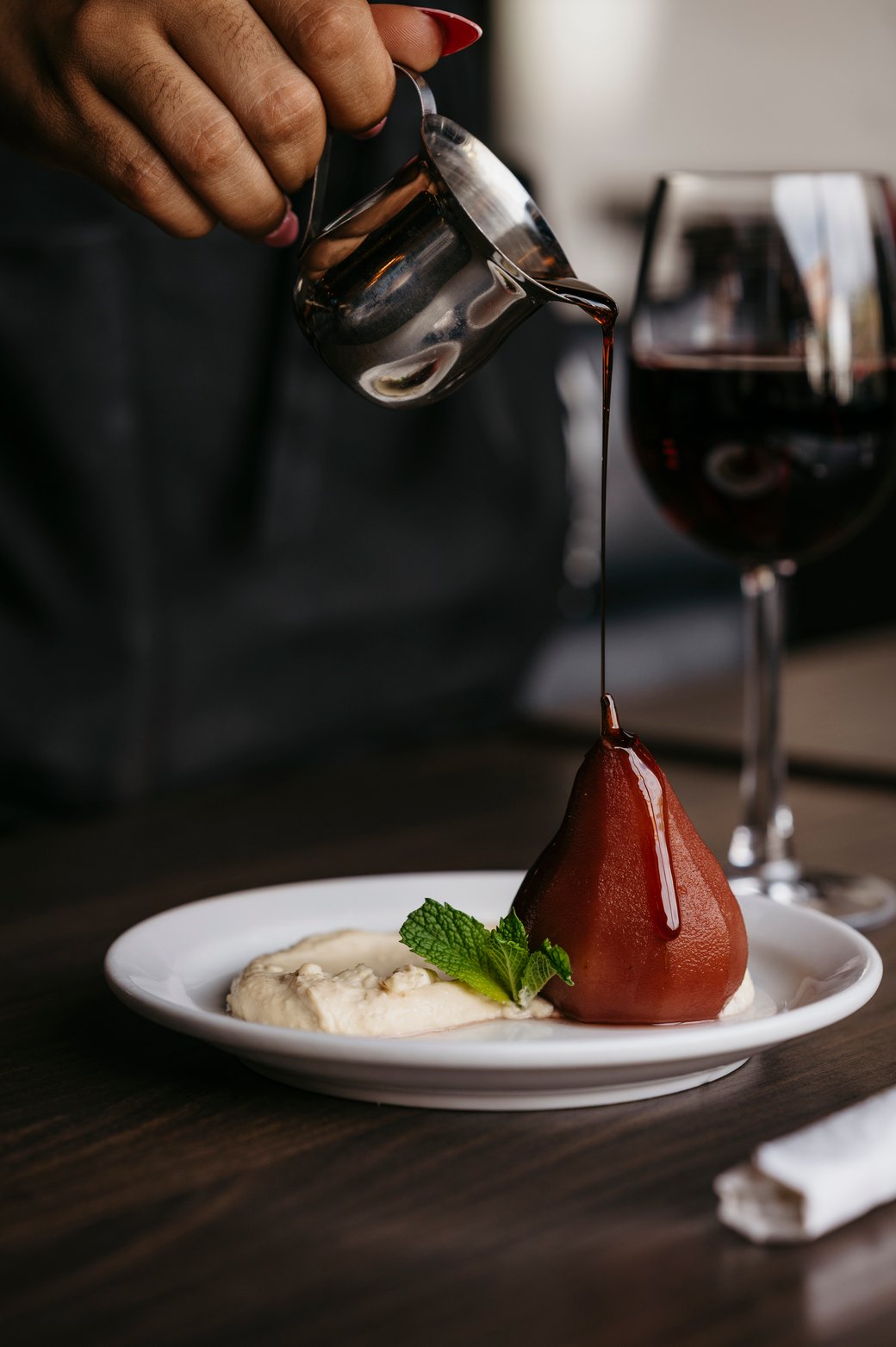 Poached Pear
