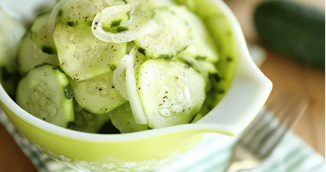 Old-Fashioned Cucumbers and Onion Salad