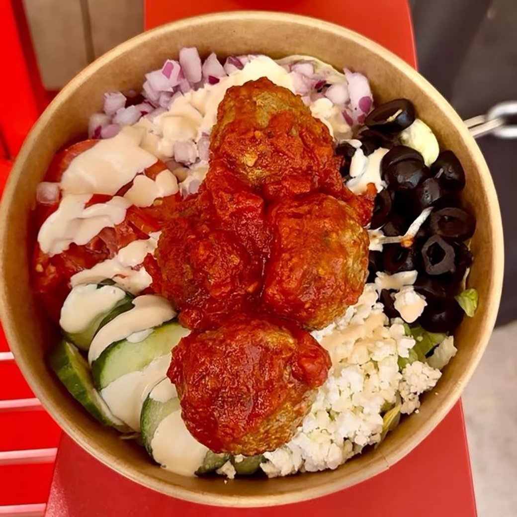 Meatball Salad Bowl