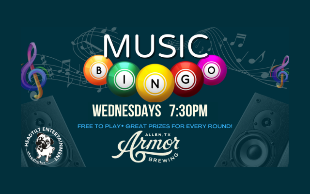 Wednesday Music Bingo