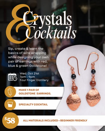 INDY: Crystals & Cocktails, Earring edition