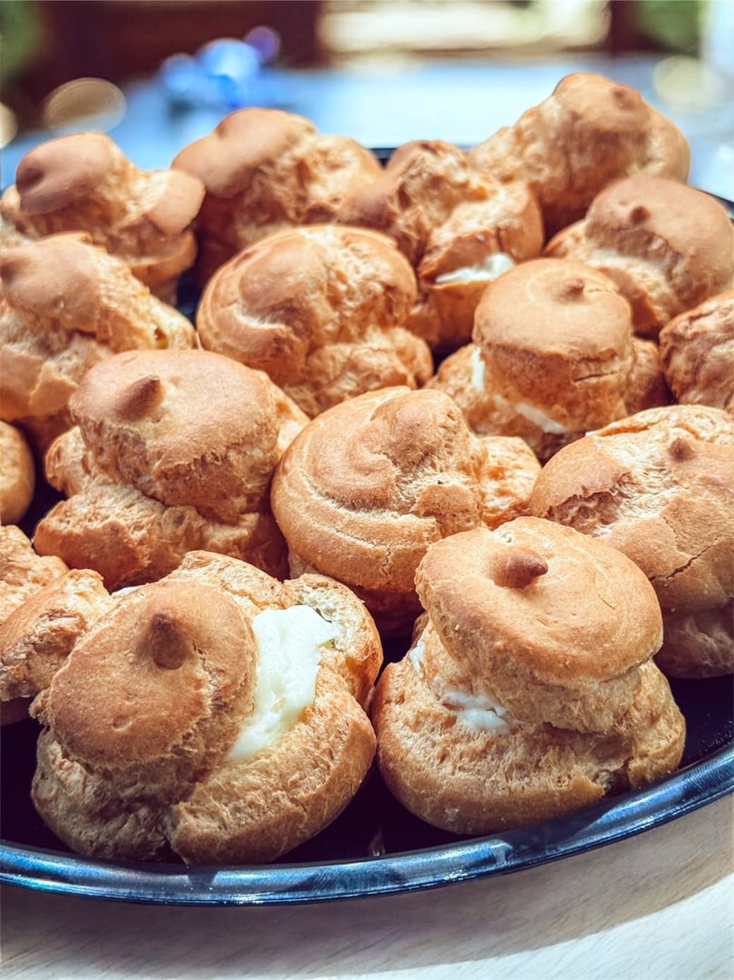 Cream Puff Pastry Tray