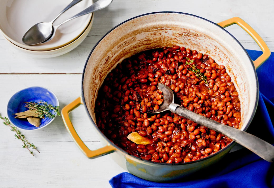 Baked Beans With Guanciale 