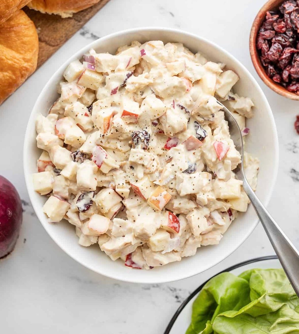 Autumn Apple & Cheddar Chicken Salad
