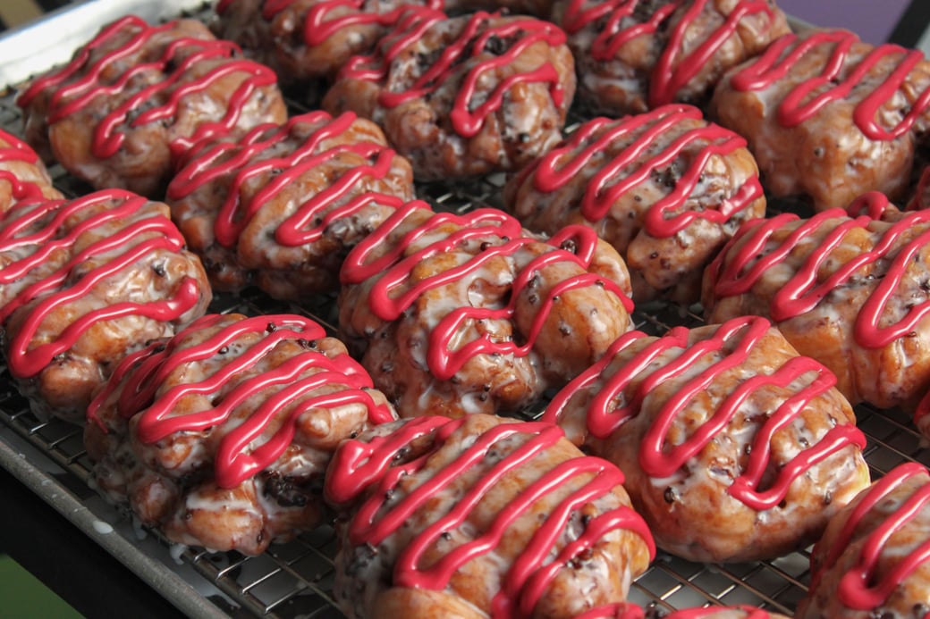Lemon Blackberry Fritter