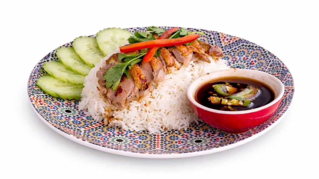 Roasted Duck over Rice