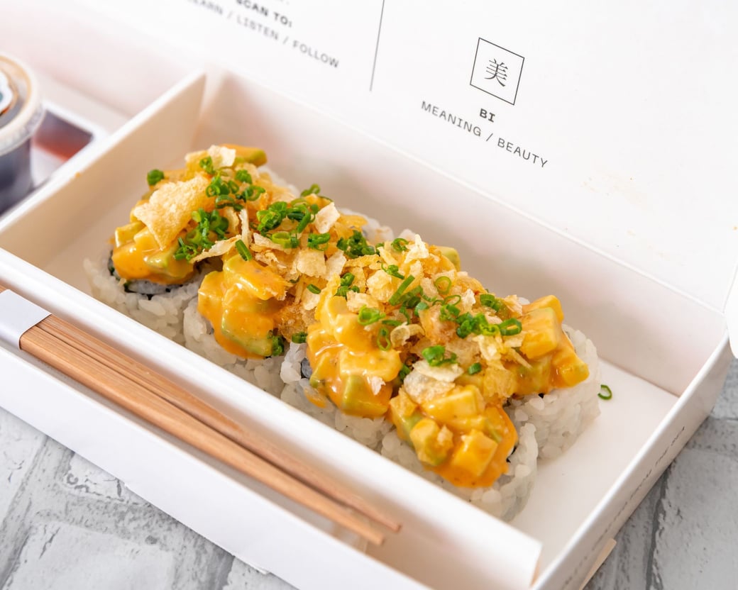 Truffle Avocado Tartare Roll (V) (GF)