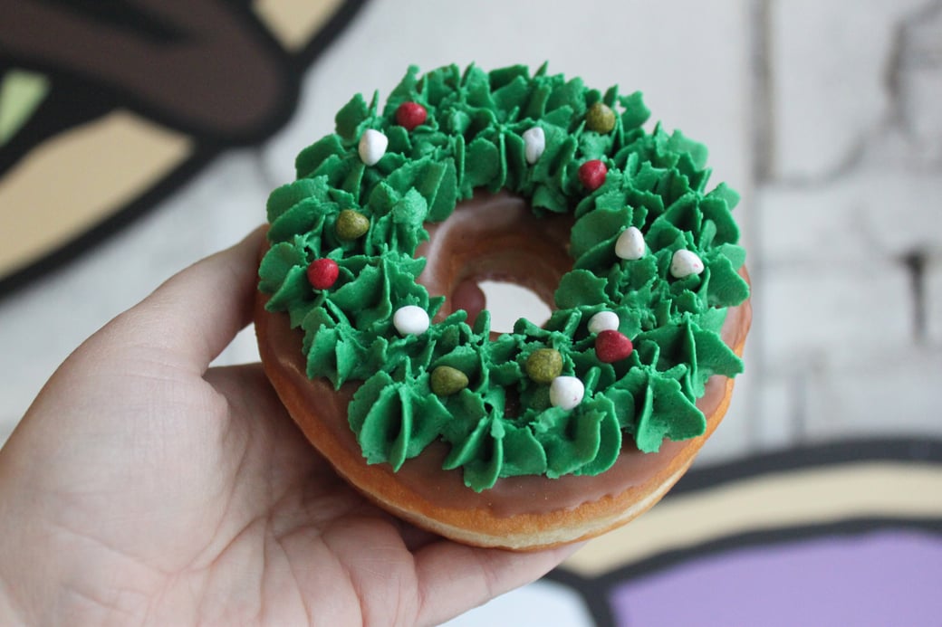 Mint Chocolate Wreath