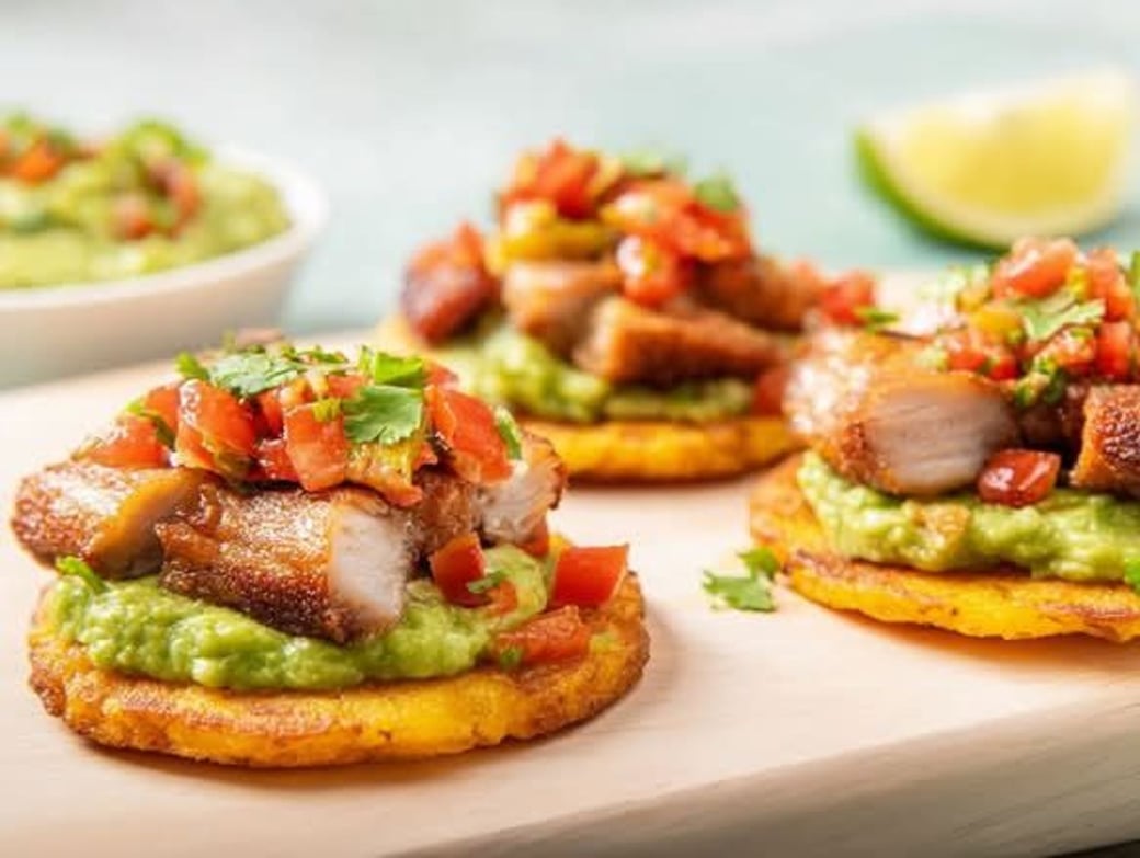 Chicharron Tostones (x3)