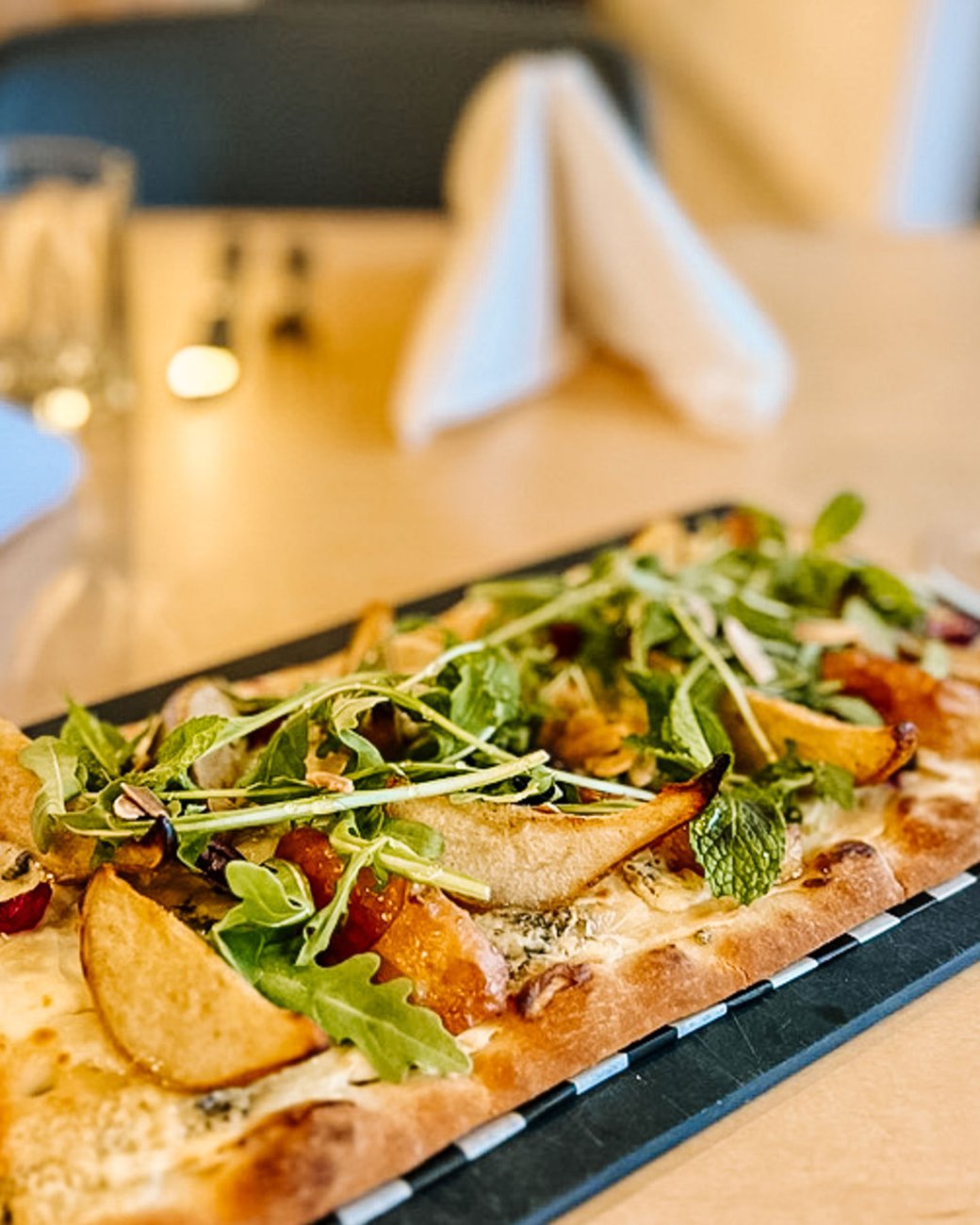 Spiced Pear Flatbread