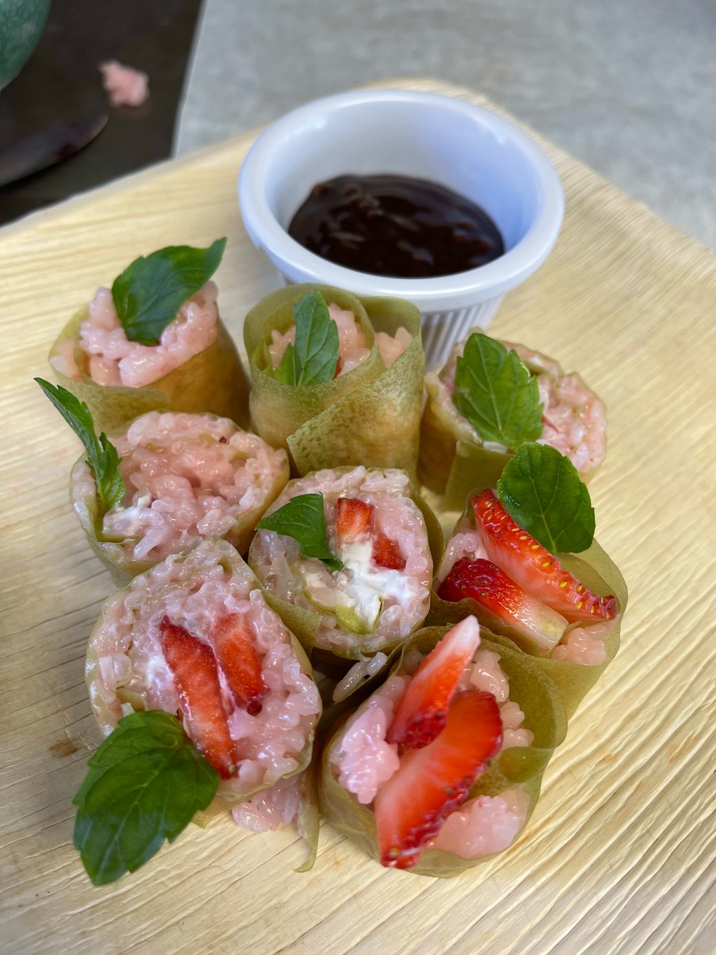 Strawberry Matcha Roll