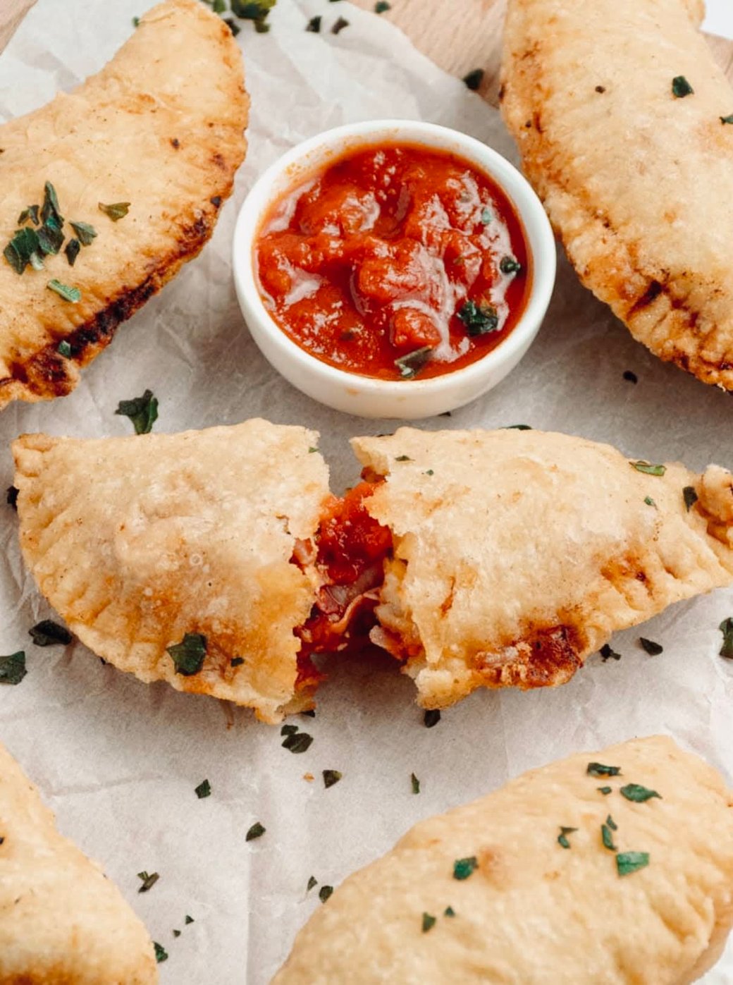 Pepperoni and Cheese Panzerotti / Calzone