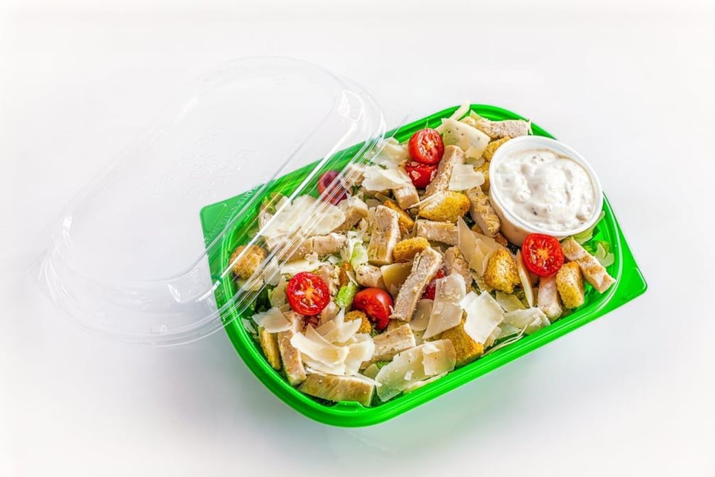 Kale Chicken Caesar Salad