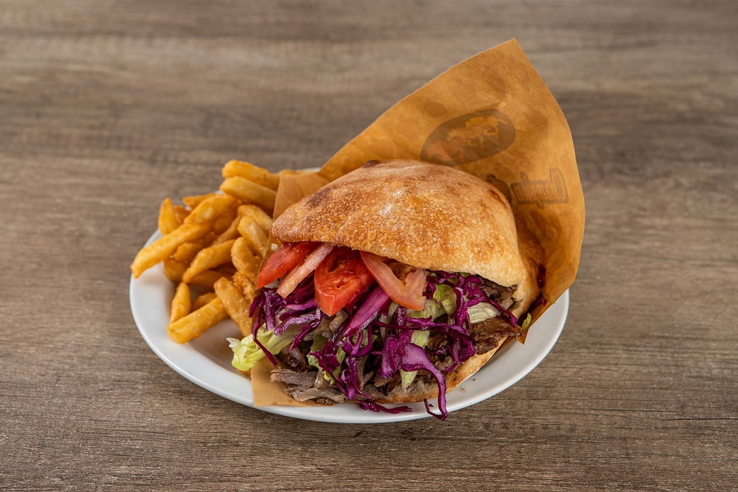 Beef Döner Sandwich Combo