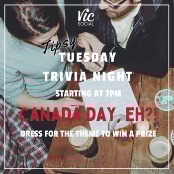 Themed Tipsy Trivia hosted by Thea