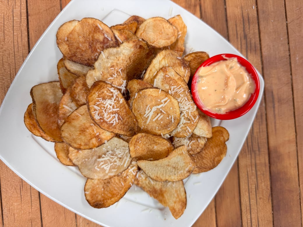 Garlic Parm Lager Chips