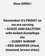 NOW SERVING 😆 Our FRIDAY CHEF SPECIALS are ready for youuuuu ! Check us out @gizas_cuisine All other info is in our bio ‼️