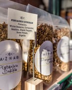 GO NUTS & sprinkle this on everything ✨and guess what? starting this week, you can get all your azhartoronto goodies for delivery’s on doordash_ca! that’s right, all your faves straight to your door 🙏 

pistachio dukkah // pistachio, white sesame, coriander, malson, black pepper, rose petals, nigella.