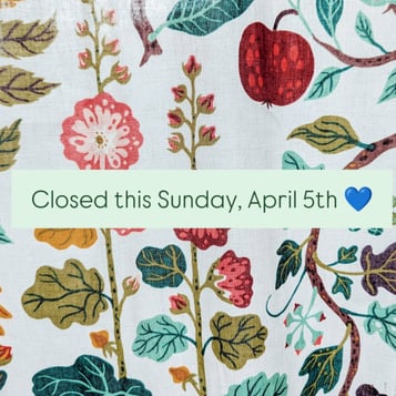 Closed today for Easter! 
