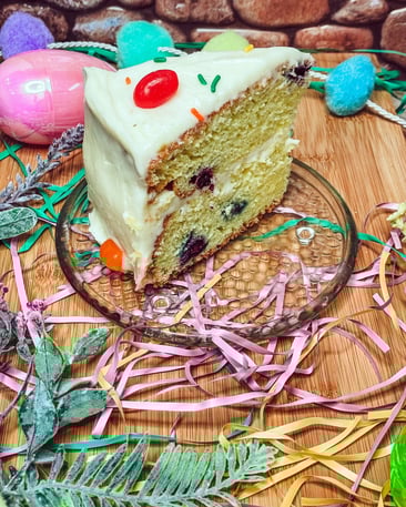 Lemon Blueberry Cake Whole Serves 8-12