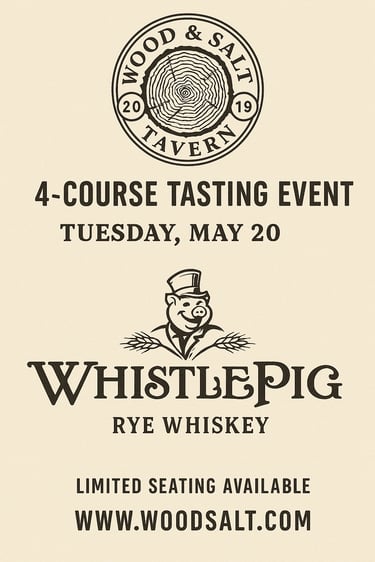4-Course Whiskey Dinner (Whistle Pig).