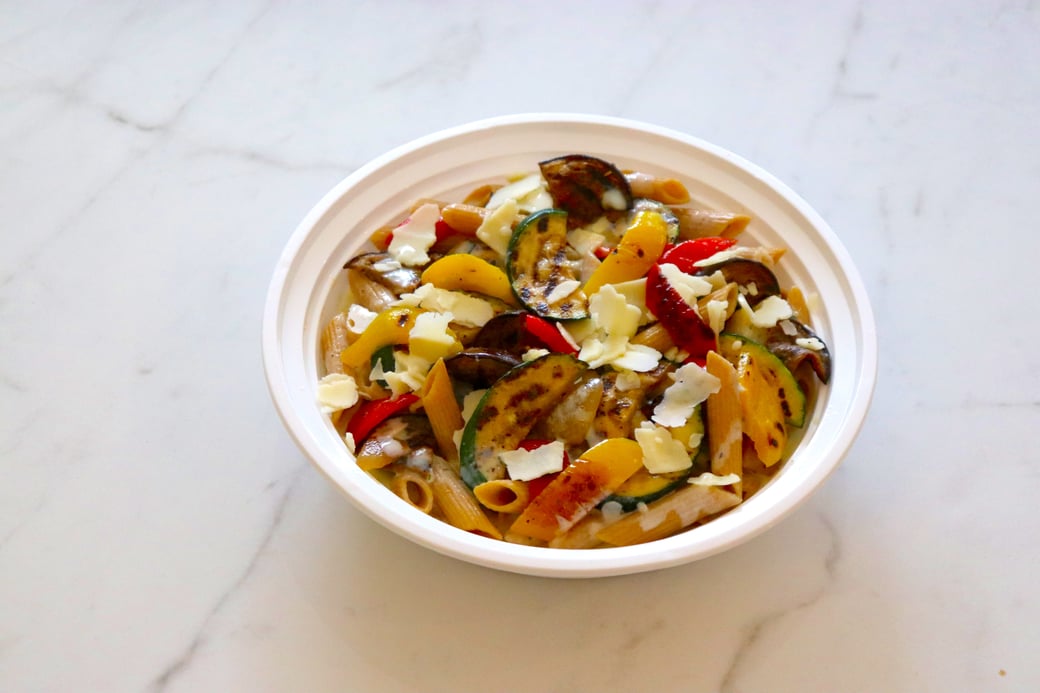 WHOLEGRAIN PENNE IN HERB CREAM SAUCE 