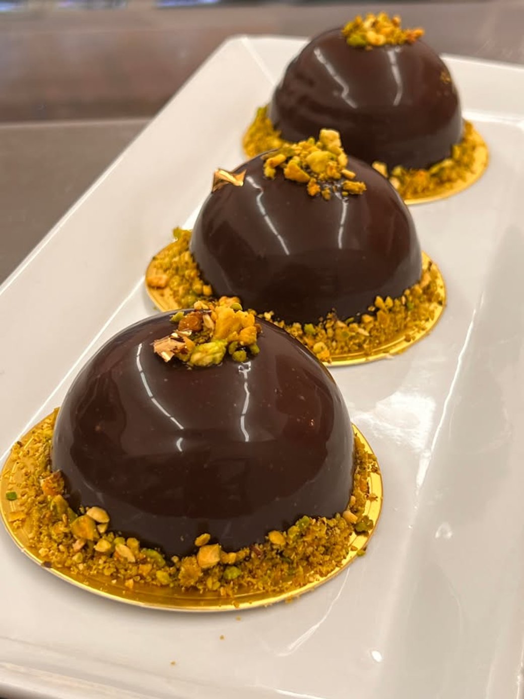 Chocolate Pistachio Dome