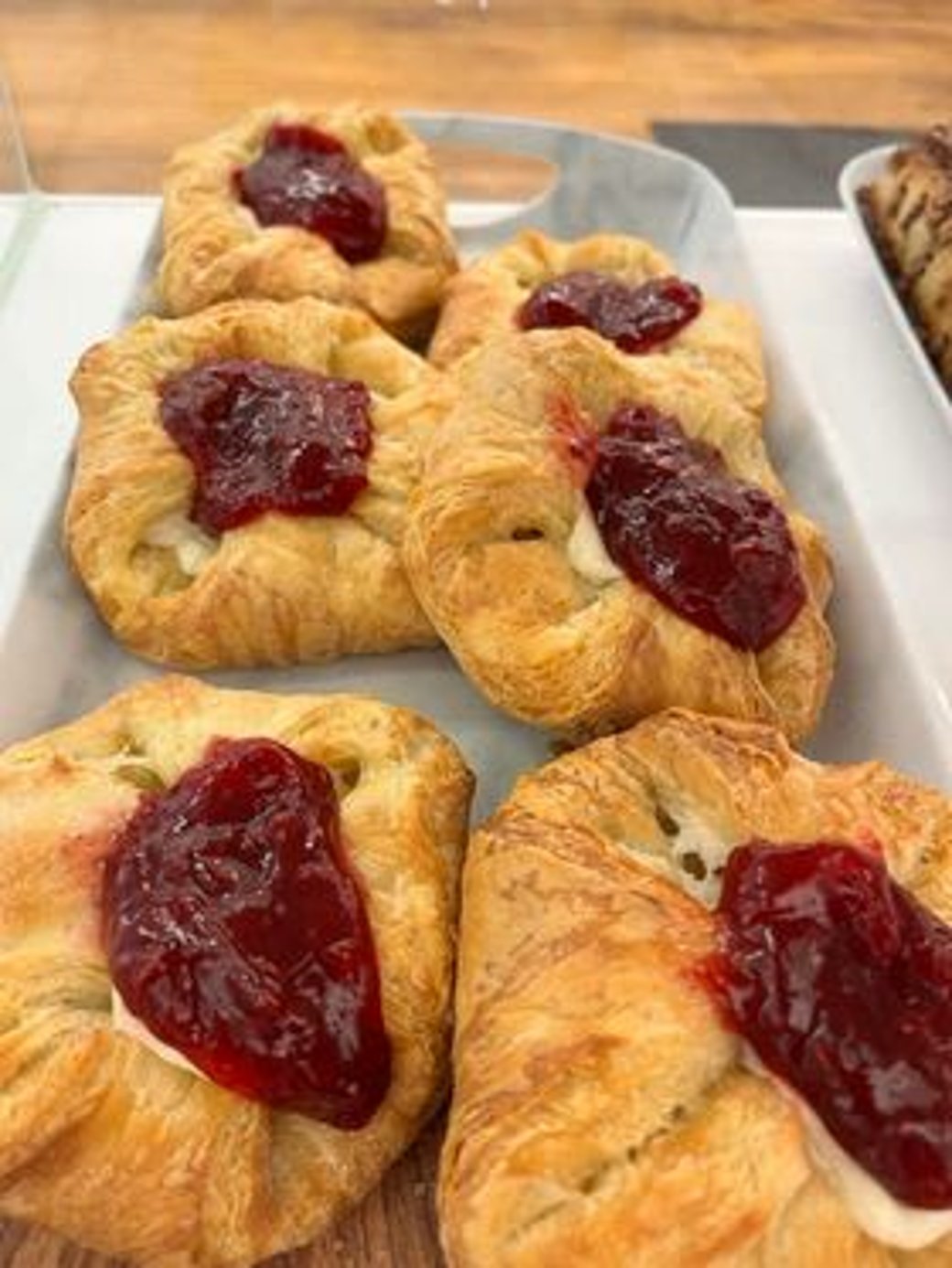 Raspberry crown danish 