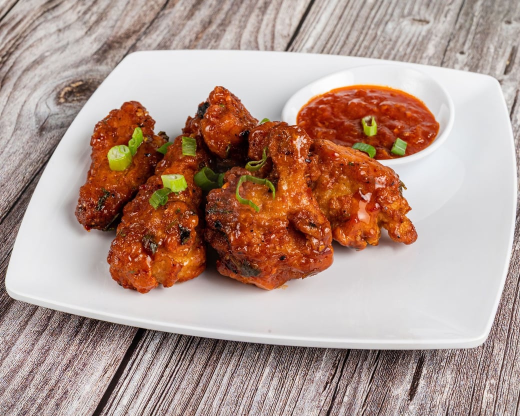 Fiery hot wings