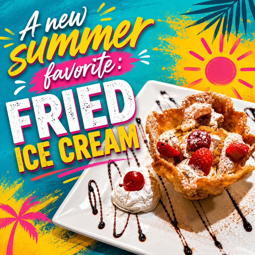 *NEW* FRIED ICE CREAM