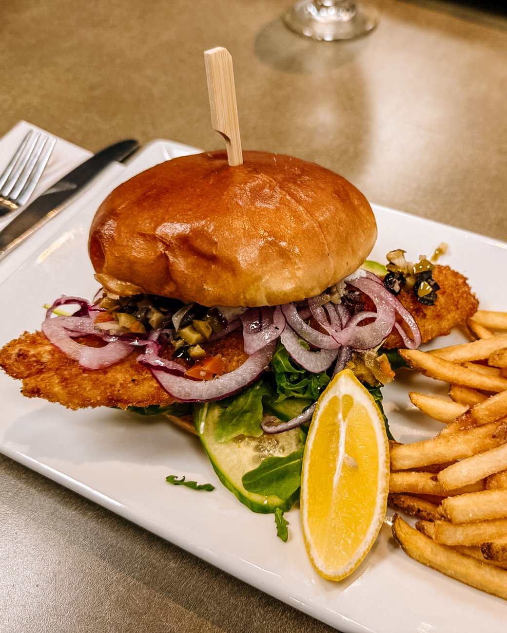 Walleye Sandwich