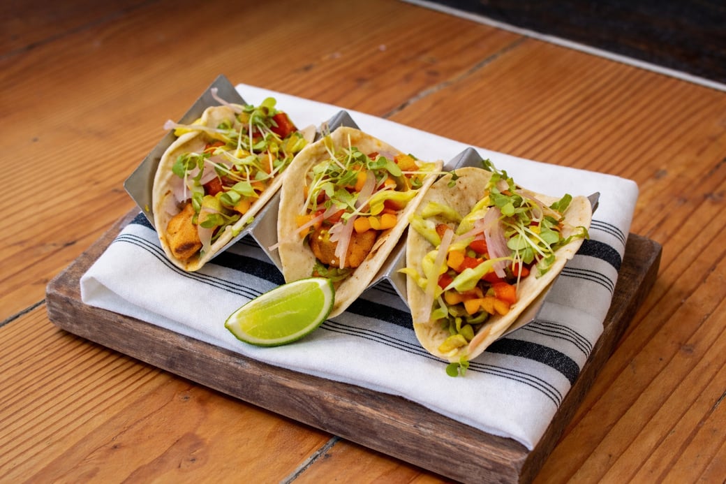 FISH TACOS.   3PIECES