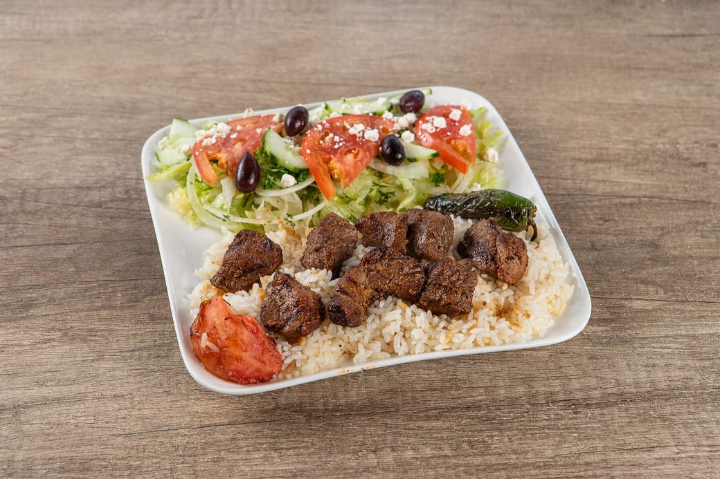 Beef Shish Kebab Plate